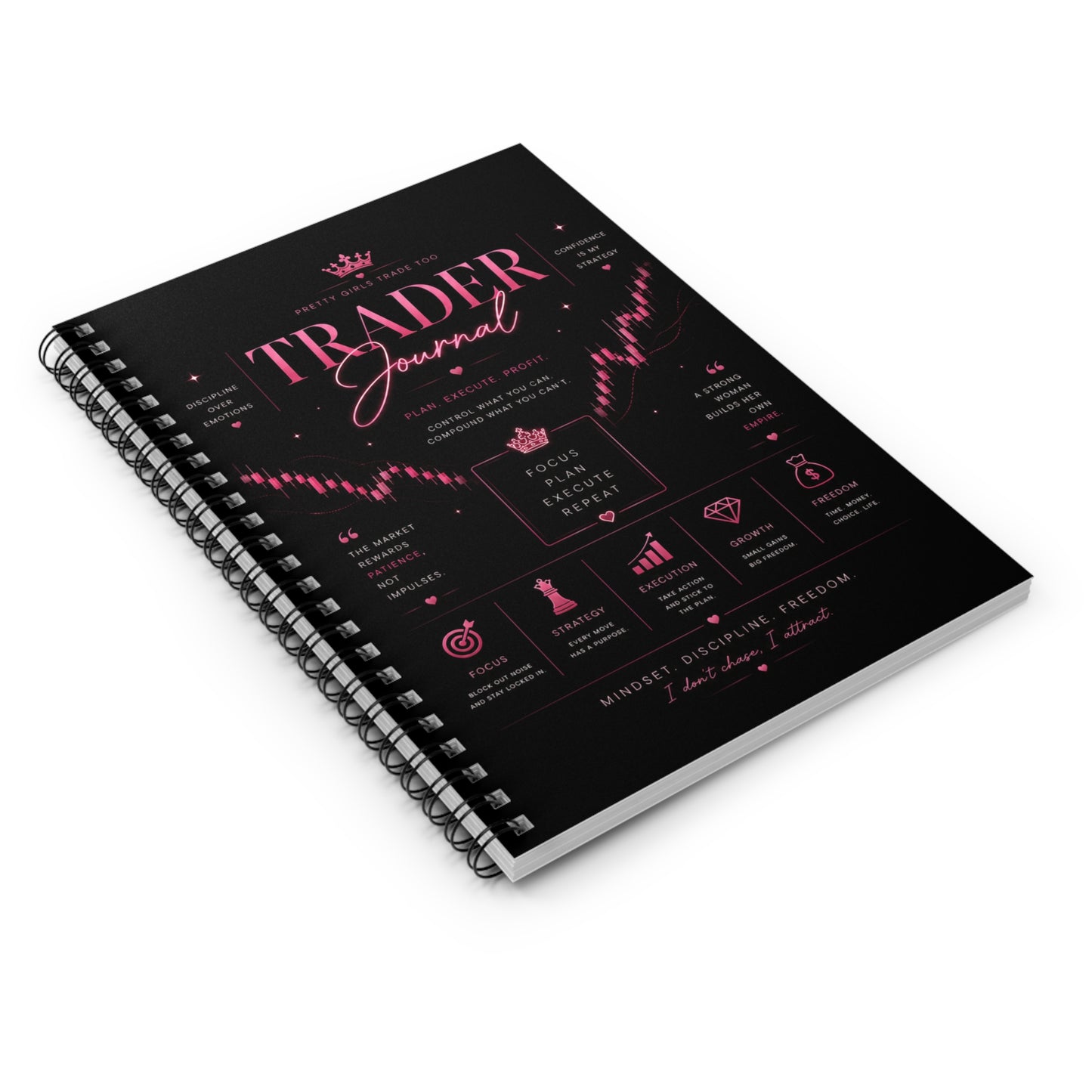 Market Made Trader Journal - Pink