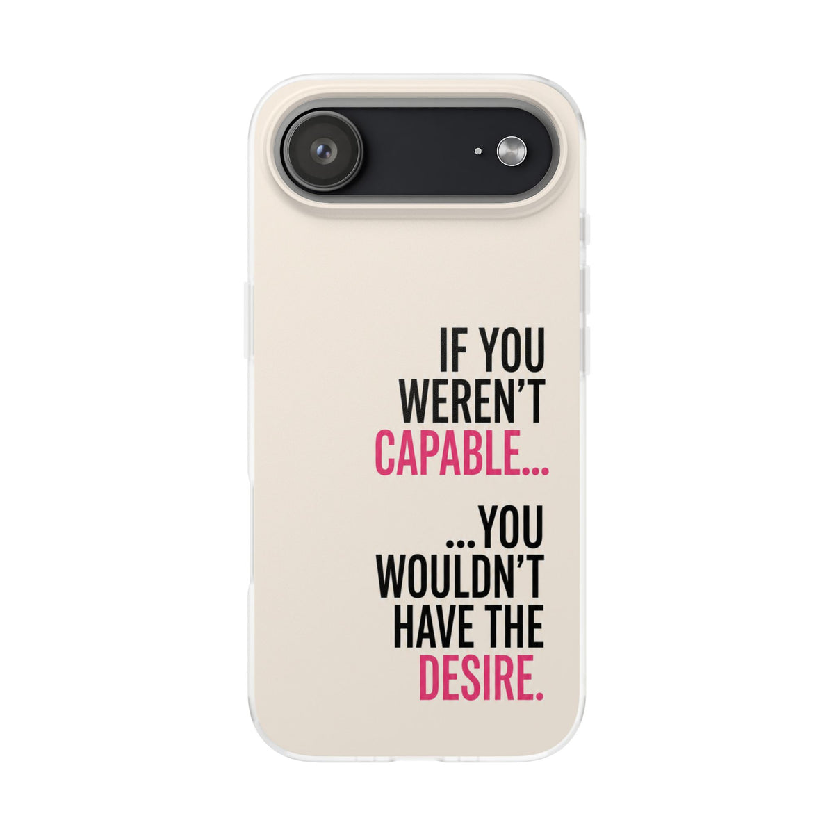 If You Weren’t Capable Phone Case