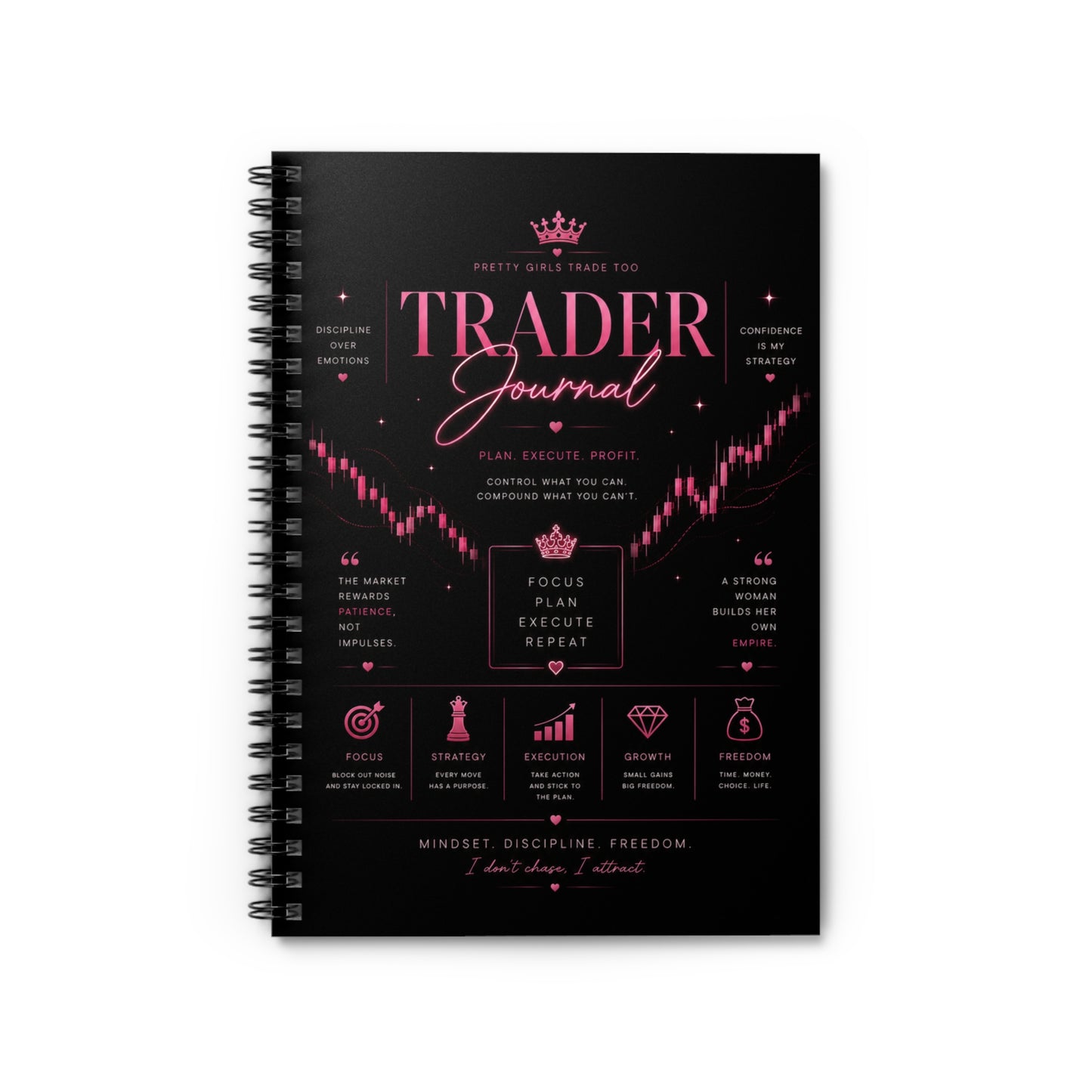 Market Made Trader Journal - Pink