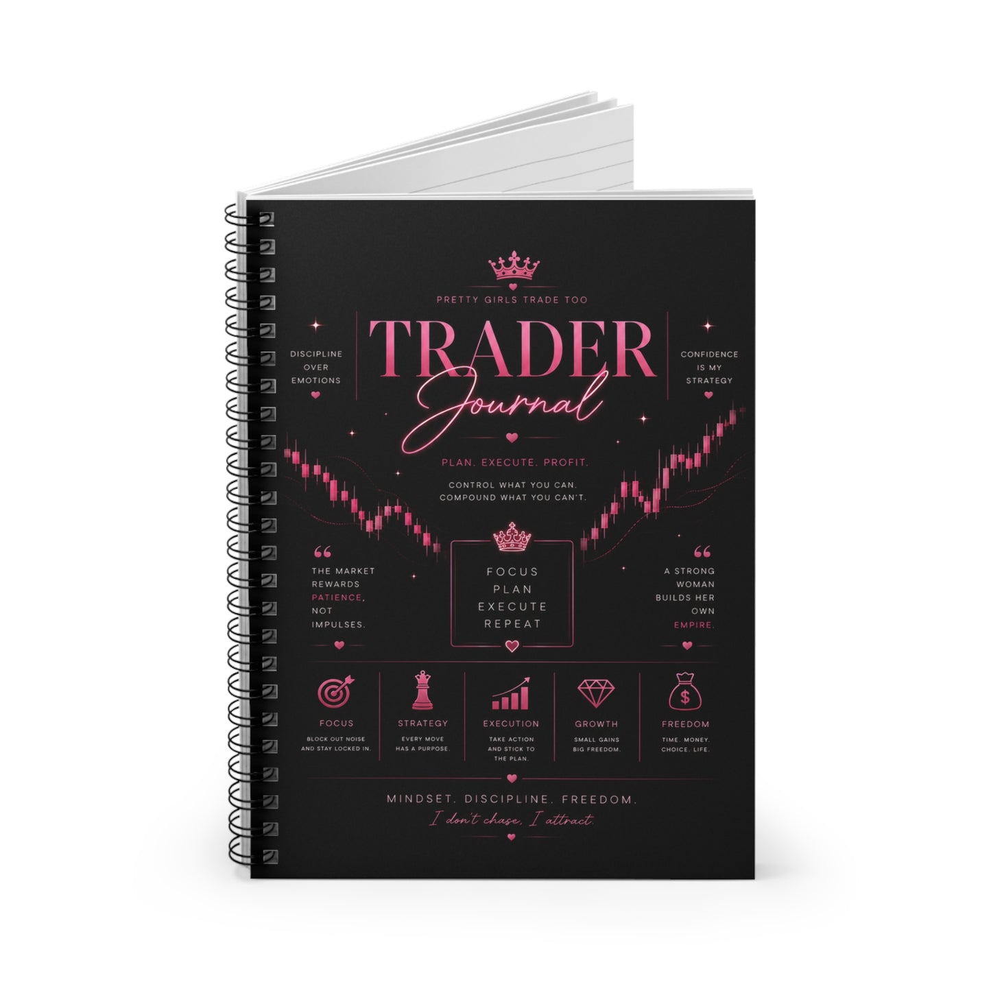 Market Made Trader Journal - Pink