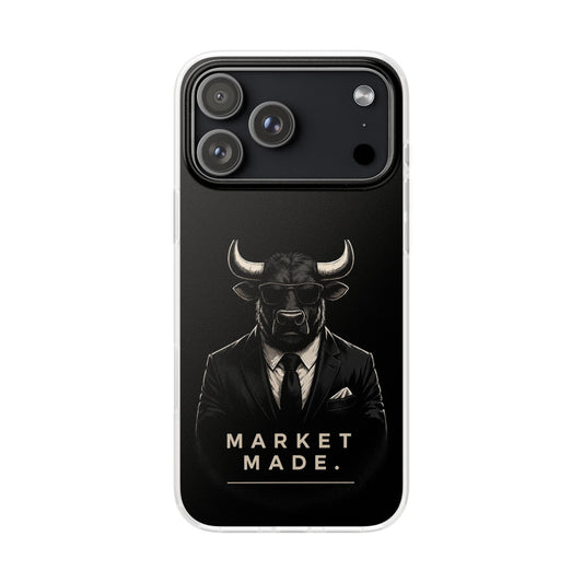 Market Made Bull Phone Case - Black