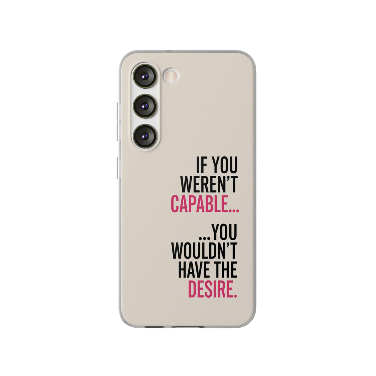 If You Weren’t Capable Phone Case