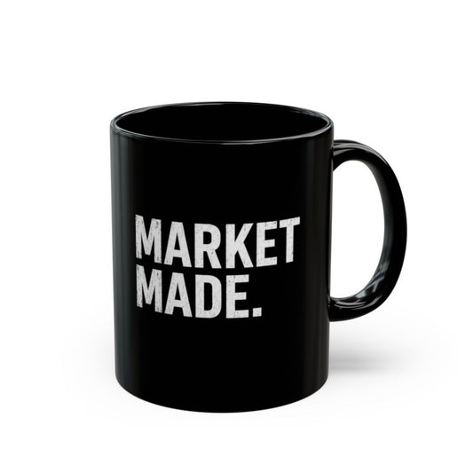 Market Made Signature Black Mug (11oz, 15oz)