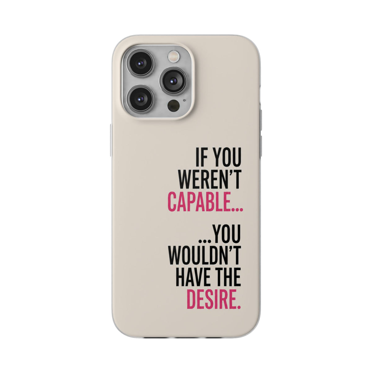 If You Weren’t Capable Phone Case